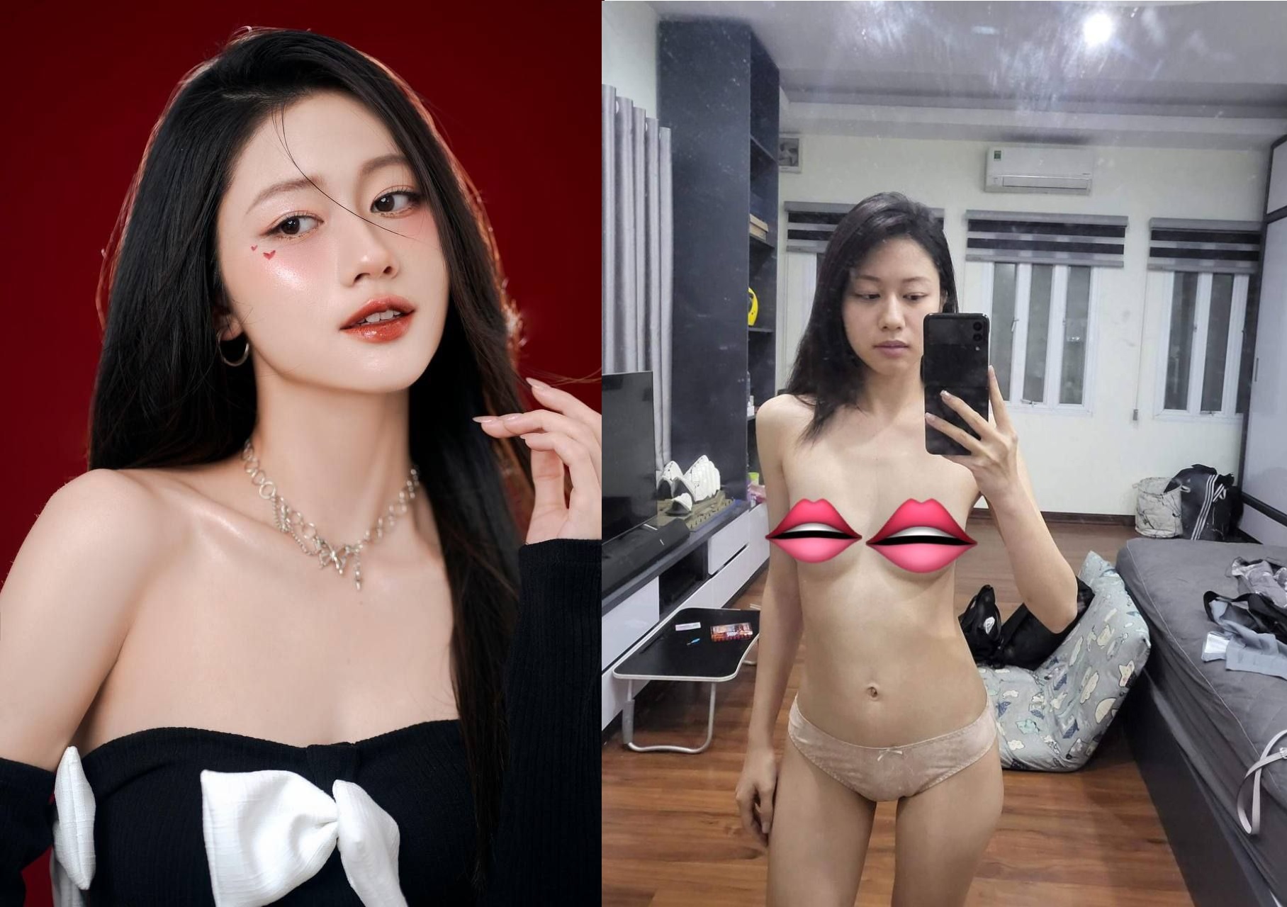 Thanh Nghi tiktoker vòng một khủng khoe thân nóng bỏng trong clip khiêu dâm