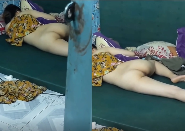 Xem trộm ngực em hàng xóm mất khóa cửa
