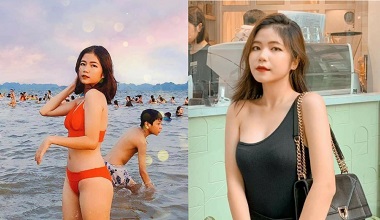Em sinh viên đại học tình tứ với bạn trai